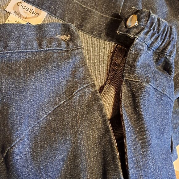 Odeliah Denim Long Skirt Size 24W - Picture 5 of 7